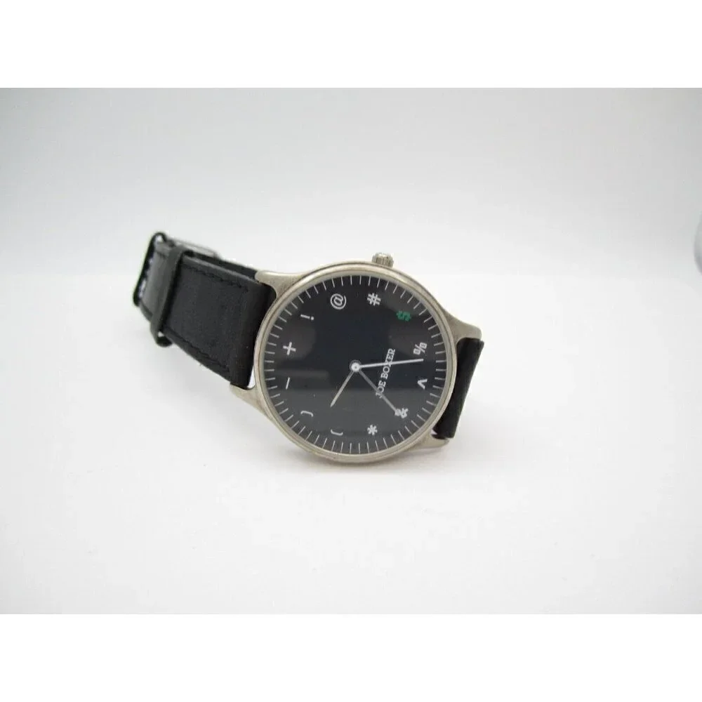 Vtg 1995 Joe Boxer Timex‎ Symbols Quartz WR Analog 35mm Dial Round Watch (G233)